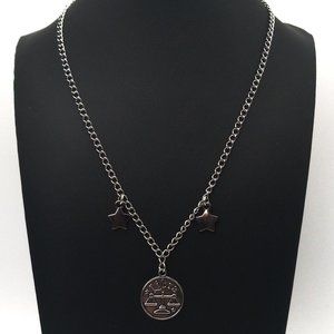Libra Charming Astrology Zodiac Sign Stars Chain Necklace Handmade Jewelry